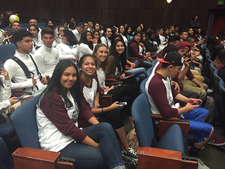 SRJC Puente students in the conference